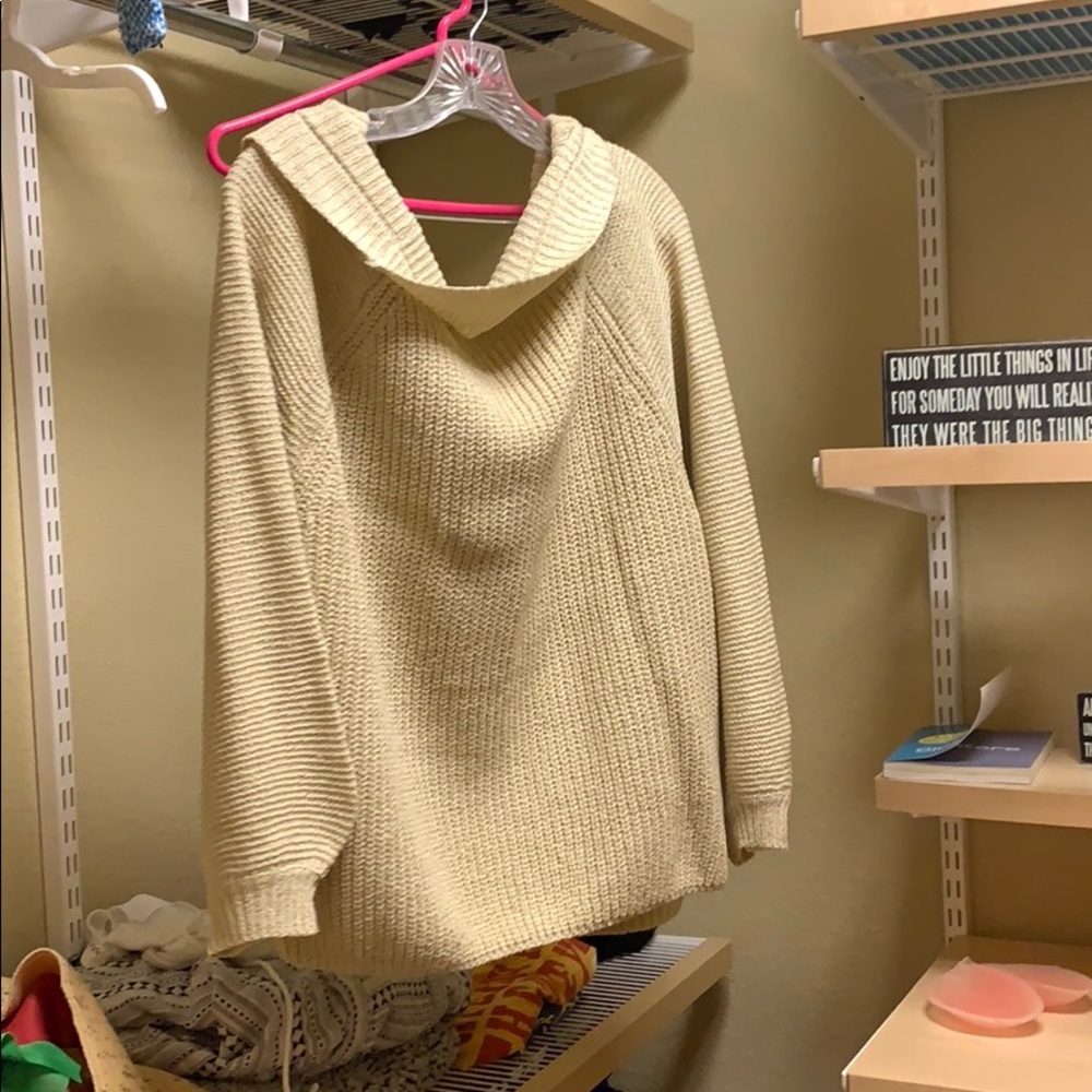 Big ass  cowel sweater